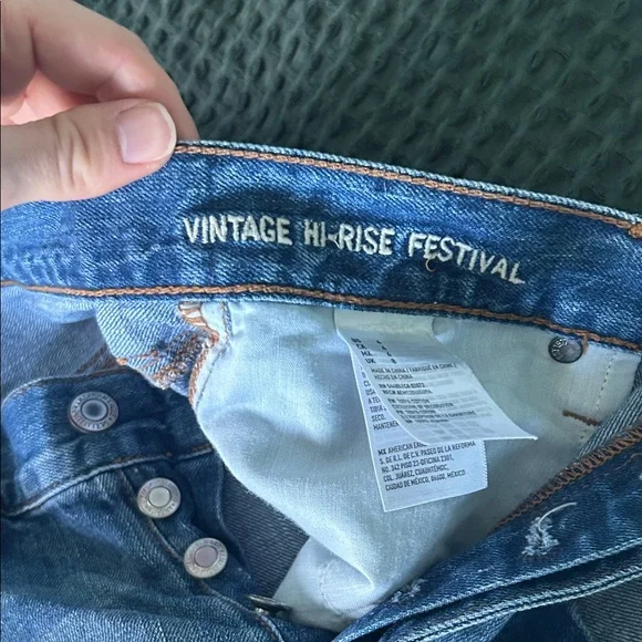 Vintage High Rise Festival Shorts - Picture 3 of 3